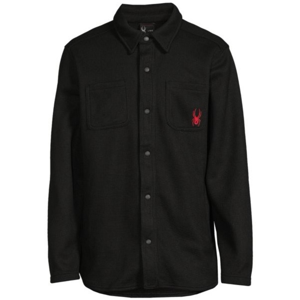 Spyder | Men's Avalon Shirt Jacket | Button Down | Black | Small | NWT